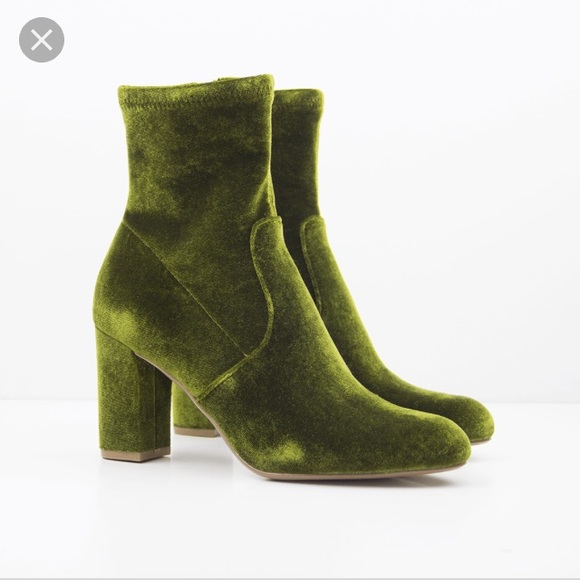 steve madden green booties